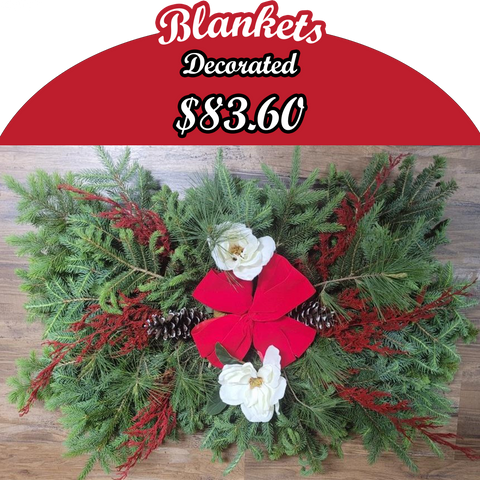 Decorated Grave Blanket